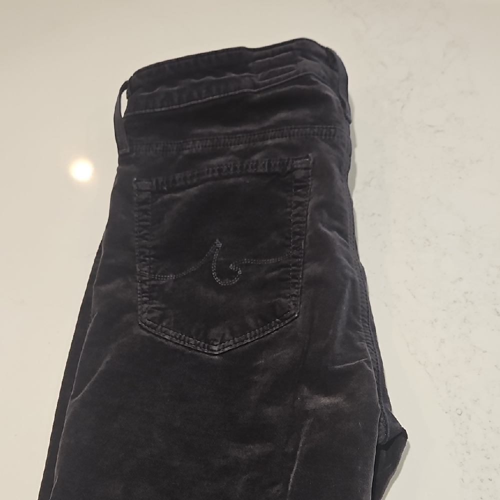 AG Adriano Goldschmied Womens Dark Gray Corduroy Pants